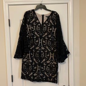 NEW “Prelude” Black/Nude. Size L. Never worn.